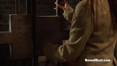 Tight Lesbian Slave In Bondage Masturbating Till Orgasm