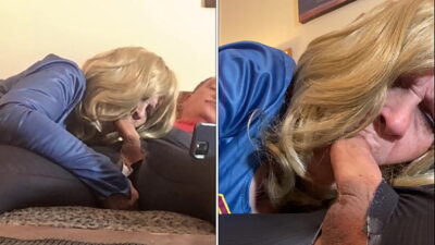 Granny Supergirl Sucks Spiderman’s Throbbing Cock!