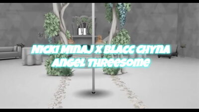 Nicki and Chyna Heavenly Angel Ebony threesome