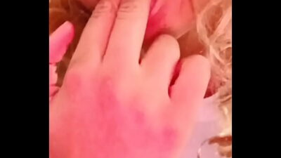 Pov Roleplay vídeo call with your Latina virtual girlfriend wants sex. Blonde / dress/ small tits/