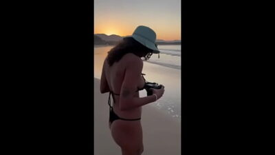 RISKY PUBLIC BLOWJOB! Petite Latina’s Natural Tits Get Soaked in Cum