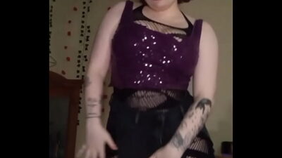 Striptease and anal masturbation squirts