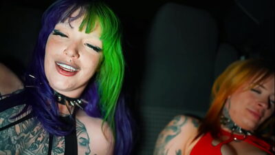 The Hangover: Goth PAWGs Devour BBC in Public 3sum Pt 2