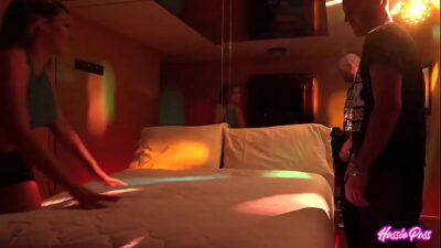 Valentina Jewels Rides Brian’s Cock While Lights Strobe Around Them!