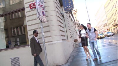 Wife Gets Cuckold from Black Man and Husband Cleans up Cum