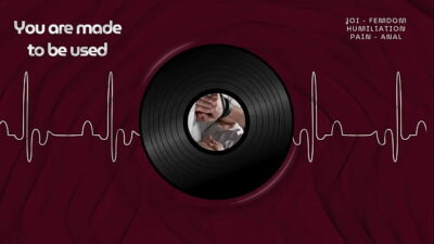 You are made to be used – Femdom joi anal humiliation