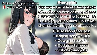 Satsuki shapes her student into something useful (AI art, Edging JOI)
