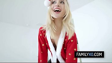 Stepdaughter getting naughty with stepdad for Xmas – Emma Rosie