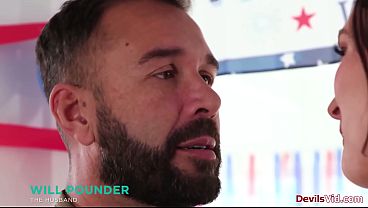 Small tits wife first time giving nuru massage on husband