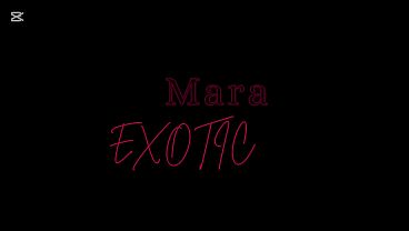 Mara Exotic Home Alone and Horny solo Orgasm Masturbation